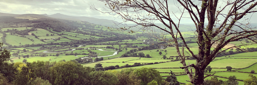 The Usk floodplain